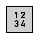 Input Numbers SVG Icon